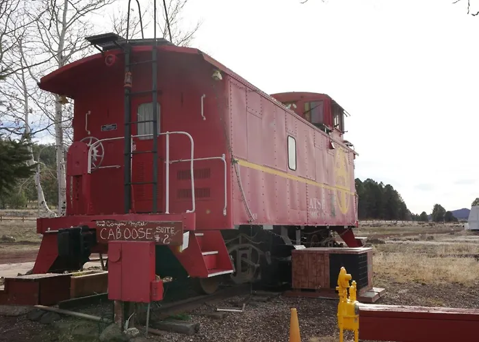Historic Rail Caboose On Route 66